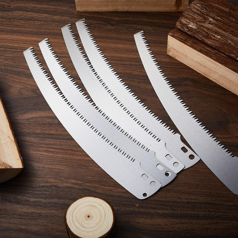 Yaocom 10 Pcs 12 Inch Pole Saw Blade Tree Pruner Replacement Blade Compatible with Corona TP 3841 TP 3811 TP 3714 TP 3712 TP 3702 TP 2712 TP 2612 TP 2512 Pruning Saws Trimmers, 3 Cutting Surface