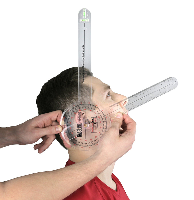 Baseline 12-1025 Absolute Axis 360 Degree Plastic Goniometer, 12" Length