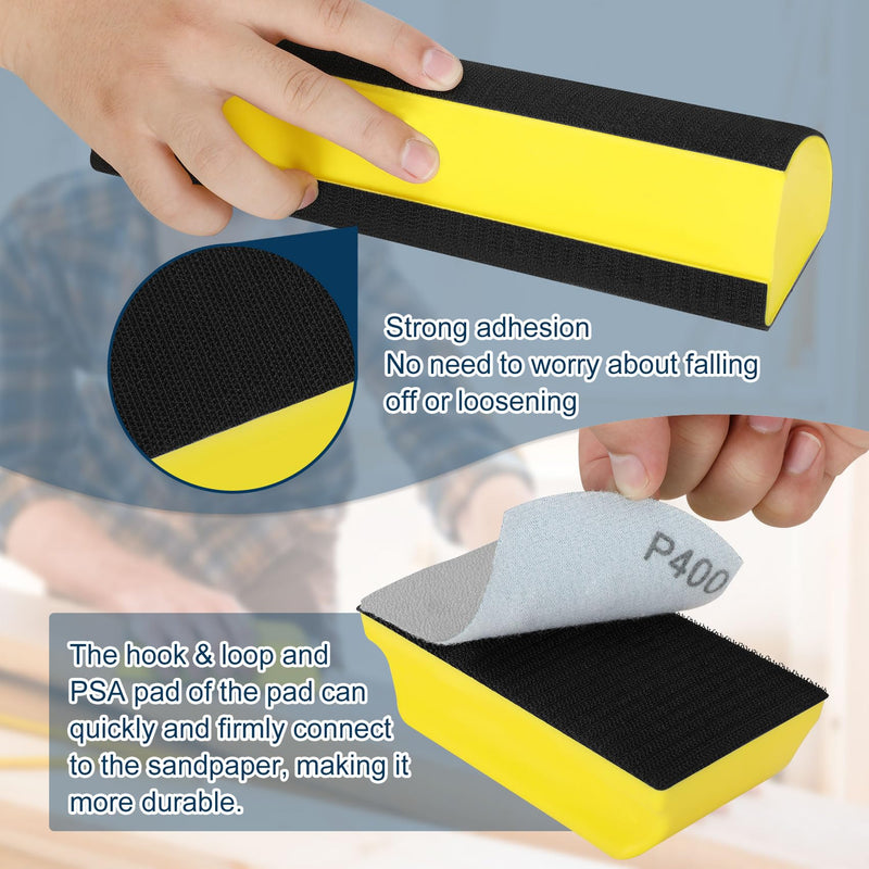 Sanding Blocks Auto Body, auto body sanding block, Hand Sanding Block Set 7pcs, Sanding Blocks Auto Body Replaces Sanding Block, fit for Woodworking, Automotive Body and Crafts Polishing 7