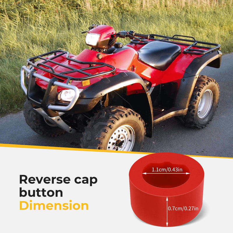 M MATI 1PCS Reverse Cap Button for Honda FourTrax 300 Rancher 350 420 Foreman 400 450 500 Recon 250 TRX300EX TRX250EX TRX250X TRX350 TRX250 TRX200 TRX125 ATC250 ATC125 53187-VM6-000
