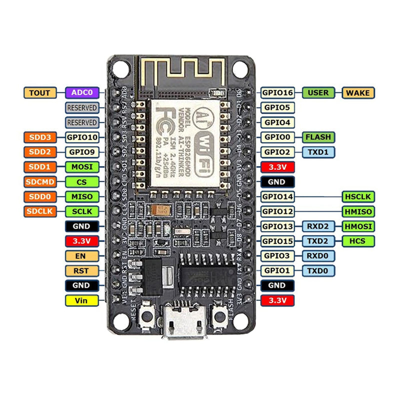 OSOYOO ESP8266 NodeMCU IOT Starter kit with ESP-12E Development Board Open Source Serial Module