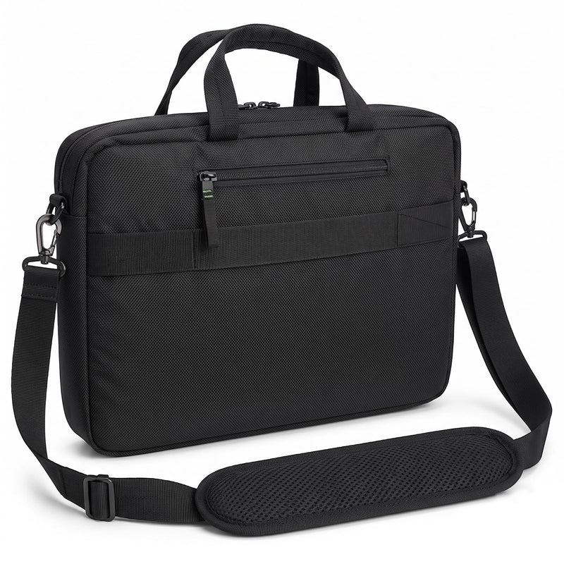 Acer Laptop Briefcase with Shoulder Strap, Messenger Bag | Water-Resistant, 900D Polyester, Shoulder Strap, Soft Interior Protection, Corner Guards Multi-Pocket, Luggage Strap 13-16inch