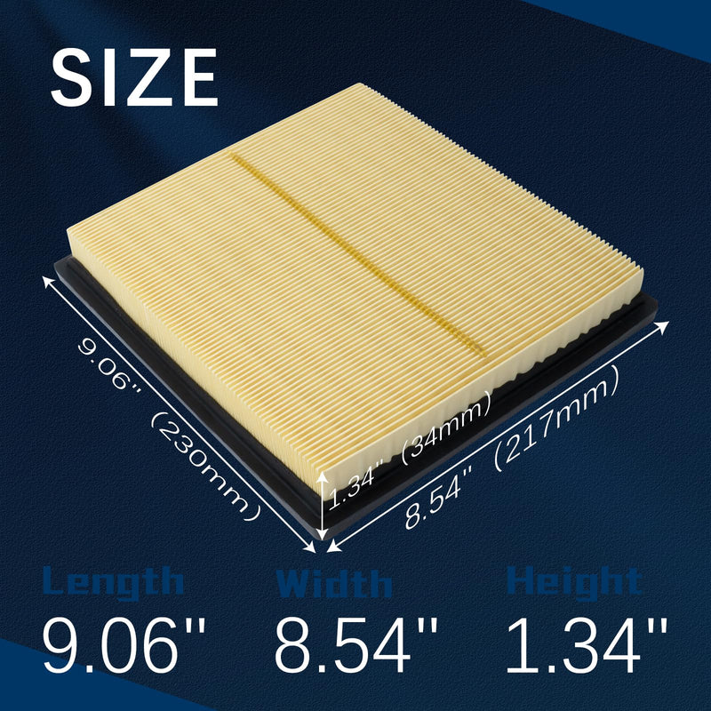 16546AA16A Engine Air Filter for 2017-2023 Subaru Impreza,2018-2023 Crosstrek,2019-2023 Ascent/Forester,2020-2023 Legacy/Outback 16546AA16A