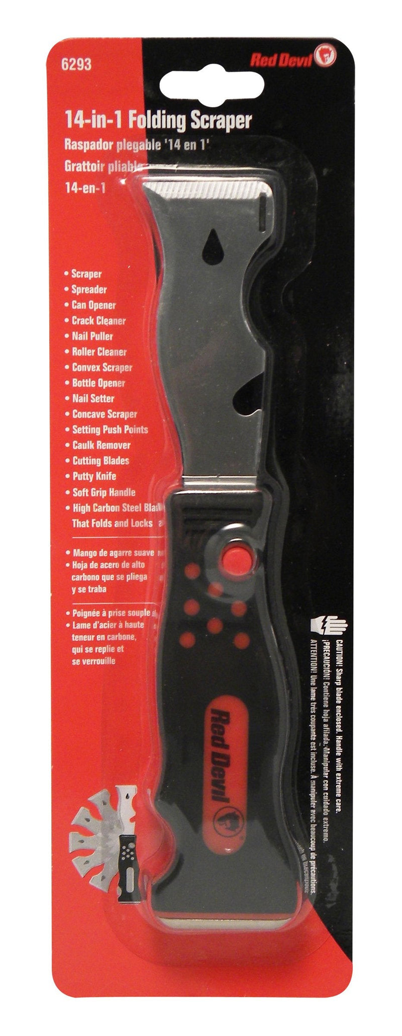 Red Devil 6293 Folding 14 In 1 Painters Tool