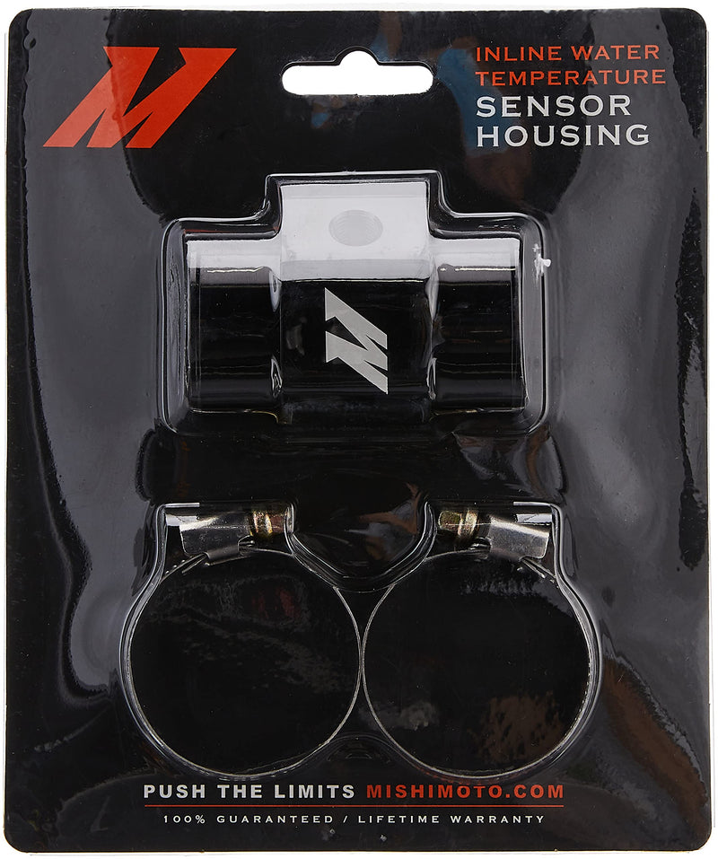 Water Temperature Sensor Adapter - 38mm - Black Mishimoto 38 Millimeter