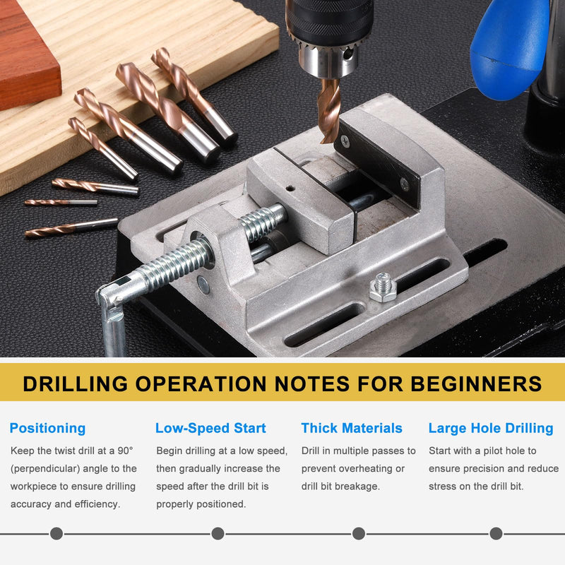 PATIKIL 12.8mm Drill Bit, Carbide Twist Jobber Bits Straight Shank 130° for Drilling Hard Metal Alloy Steel Stainless Steel Titanium Alloys - 1 Pack