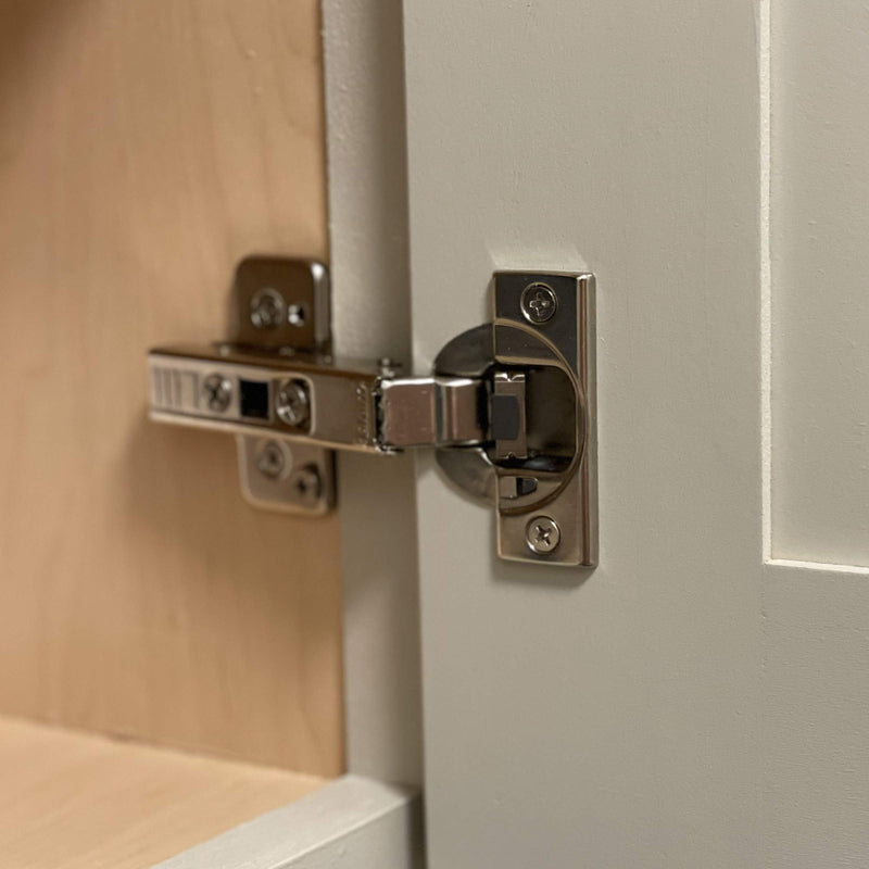 Yellowbird #6 x 5/8" European Concealed Hinge Screw - Flat Head Phillips - Type 17 - Nickel Wood - Bit Included - 1000 Ct.