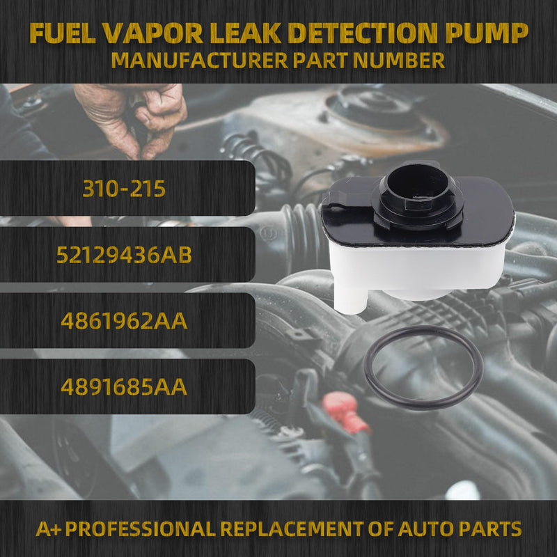 Dasbecan 310-215 Evaporative EVAP Emissions System Leak Detection Pump Fit Chrysler 200 300 Town & Country Dodge Charger Challenger RAM 1500 2500 3500 Grand Caravan Jeep Wrangler Compass