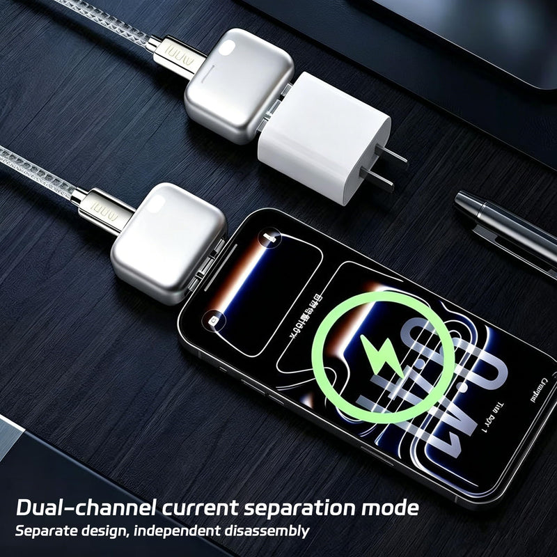 Auto Disconnect Smart Charger Protector Physical Power Cut Device Full Charge Eject Adapter to Prevent Overcharging for Phone and Tablet Battery Health