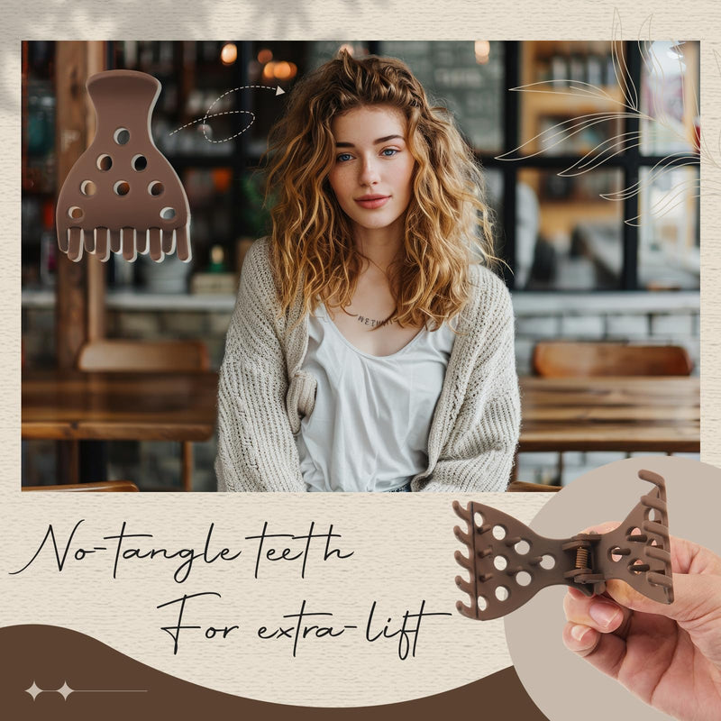  [AUSTRALIA] - 18 Pcs Root Lifting Hair Clips for Curly Thick & Thin Hair, Roller Jaw Clamps for Women Supports & Creates Natural Volume Curls, No Crease Root Lifting Clips Styling Accessories