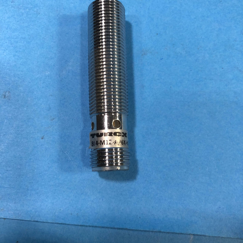 TURCK BI4-M12-AP6X-H1141 (4607000), 1 LED, 10-30 VDC, 12 MM SIZE, 4 MM RANGE, 4 PIN, EMBEDDABLE, INDUCTIVE, M12 EUROFAST MALE, NORMALLY OPEN, PARTIAL THREAD, PNP (SOURCING), SENSOR, STANDARD, STRAIGHT