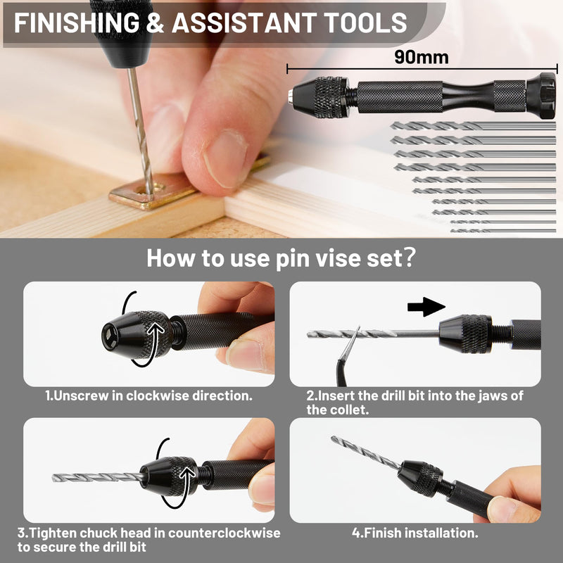 3D Printing Tool Set, 58Pcs 3D Printer Accessories with Deburring Tools, Removal Scrapers, Blades, Pliers, Wrenches, Brushes, Suitable for 3D Printed Finishing, Deburring and Cleaning