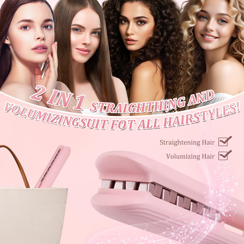 Hair Crimper for Women, Crimping Iron Hair Crimper with 3 Gear, Auto Shut Off & Negative Ion for Long-Lasting Root Volume Fluffy Hairstyle