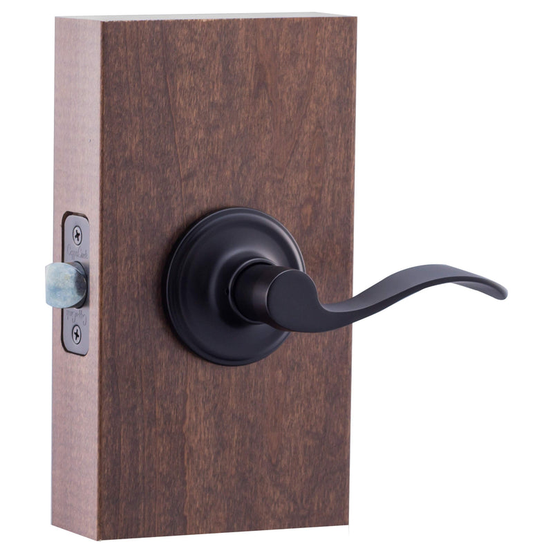 Copper Creek WL2220BC Passage Lever in Black Matte Black
