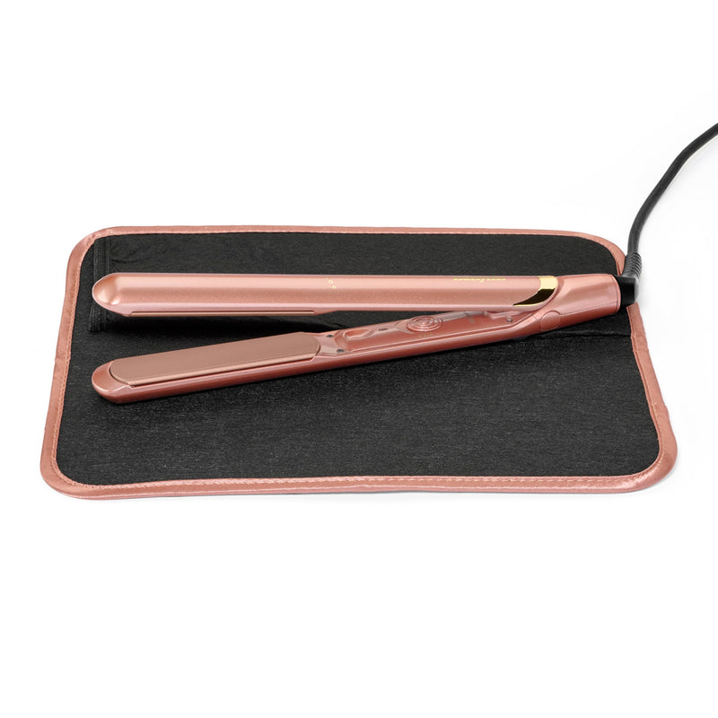 BaByliss Rose Gold Hair Straighteners - Ceramic Plates for Smooth Styling, Multi-Voltage Worldwide use, Ultra-Fast 15 Second Heat Up, 3 Heat Settings Up to 235°C, 2598U