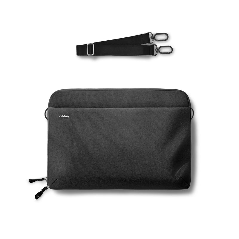 Orbitkey Essentials Laptop Sleeve 14-Inch - Black | Fits 14-Inch Laptops | Slim Protective Design | Soft Interior Lining | Everyday Carry 14"