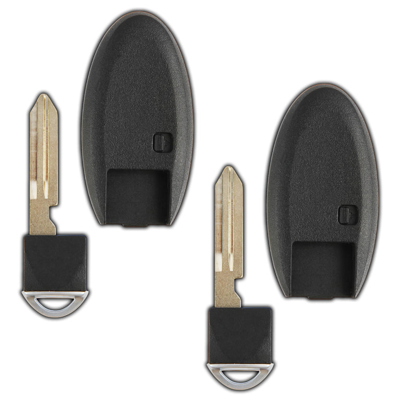  [AUSTRALIA] - KeylessOption Keyless Entry Remote Starter Smart Car Key Fob for Nissan Armada Infiniti QX80, QX56, CWTWB1G744 (Pack of 2)