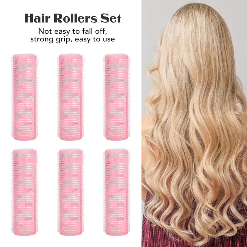Hair Rollers Set, Self Grip Hair Rollers, Aluminum Sheet Thermal for DIY Bangs Medium Short Hair Styles