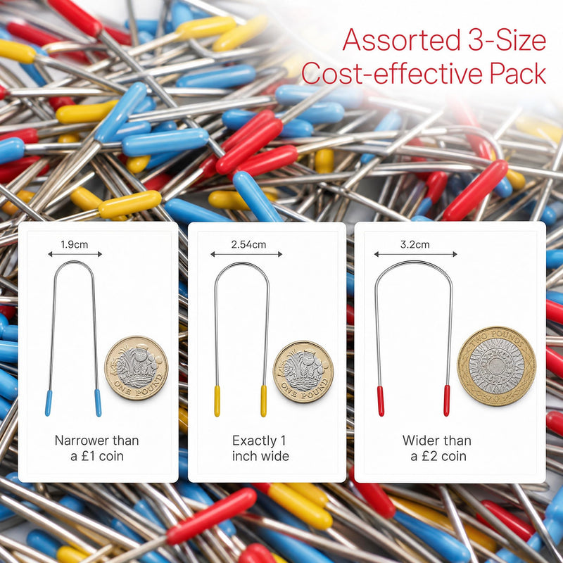 Beavorty Hot Roller Clips Hot Curler Clip Replacement Pins for Heated Rollers Roller Jaw Clamps for Home Diy Hair Styling and Salon Use Secure Hold for Curling Pins
