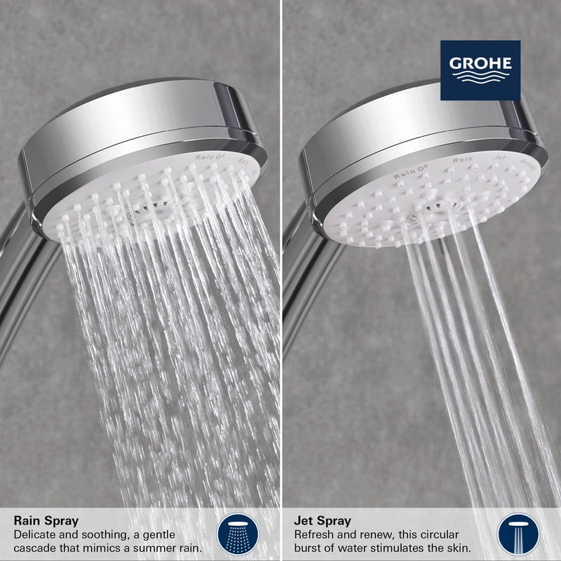 Grohe Tempesta Cosmopolitan 100 HAND SHOWER - 2 SPRAYS StarLight Chrome