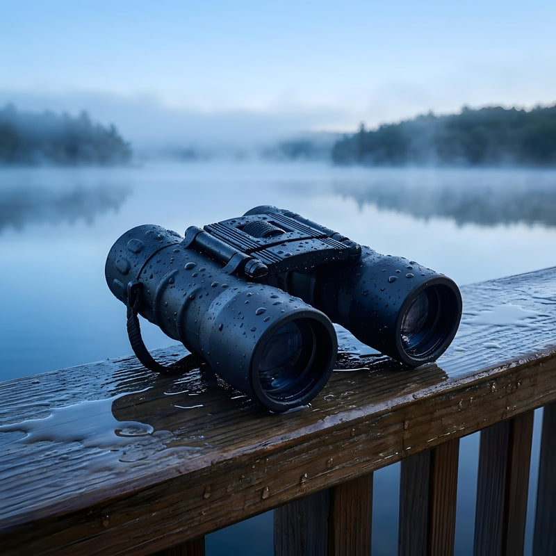 Compact 10x32 Waterproof Binoculars, Shockproof, Fogproof, 10X Magnification, Bak9 Prism, Multi-Coated Lenses for Kids and Teens to Travel Nature Watching Travel and Sports