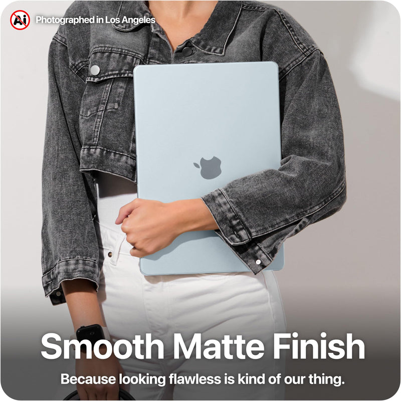 GhostShell Premium Hardshell Case for 2026 MacBook Neo 13", Blush | Scratch/Scuff Resistant,Light Weight,Non-slip Rubber Feet,Matte Finish,Easy Snap-on,Ports access,Allows Full Screen Open MacBook Neo 13" (2026+)