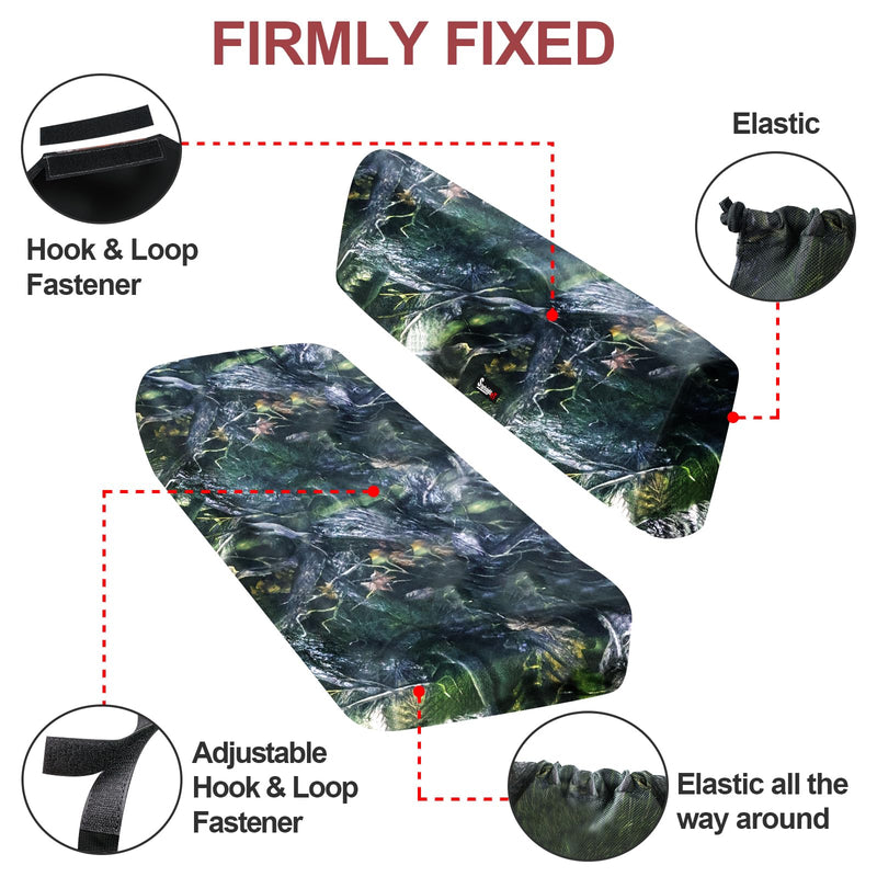 StarknightMT Mule 4010 Seat Cover UTV Mule Seat Cover Compatible with Kawasaki Mule 4010 4000 3000 3010 2001-2023 Camo Mule Bench Seat Covers