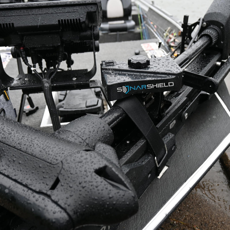Sonar Shield Transducer Cover for Garmin LiveScope Plus LVS34 – Pro Series Impact-Resistant Travel Case