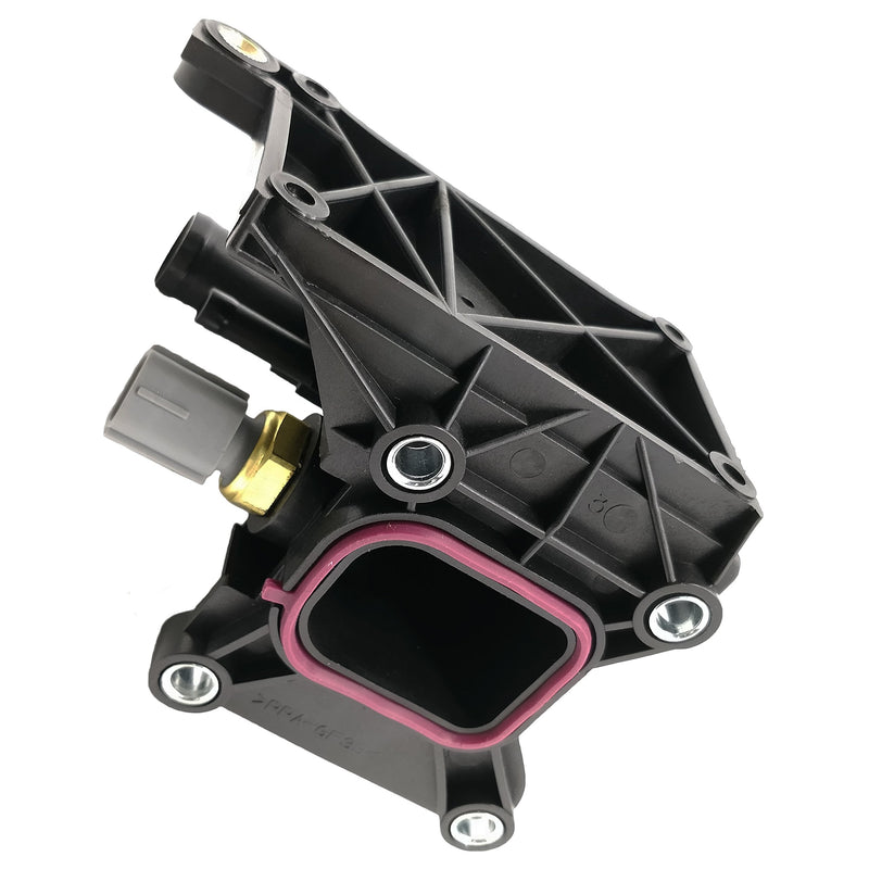 Coolant Water Outlet Flange + Sensor for 2006-2015 Mazda 3 Mazda 5 Mazda 6 CX-7 2.0L 2.3L 2.5L L4 LF941517Z LF9415179A