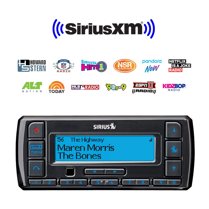 SiriusXM Stratus 7 Satellite Radio with Vehicle Kit | 3 MONTHS ALL ACCESS FREE WITH SUBSCRIPTION Single Standard Packaging