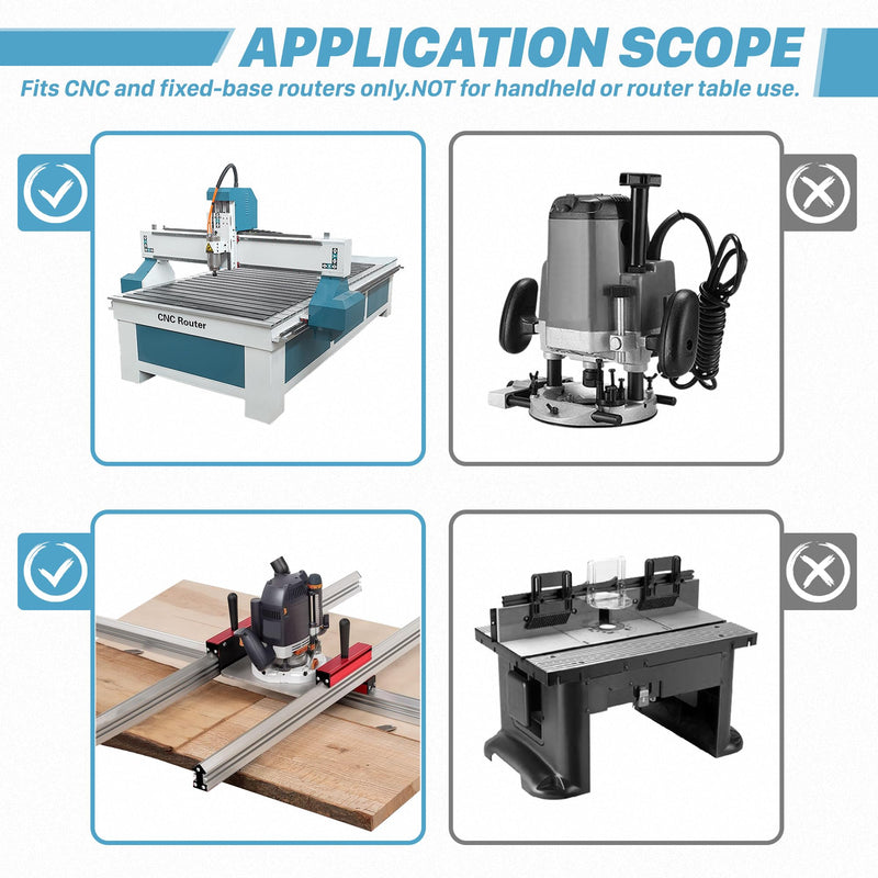 KEENTECH 1/2" Shank 2-1/2" CNC Spoilboard Surfacing Router Bit – Industrial-Grade Carbide Tipped, 4-Wing Replaceable Inserts, Slab Flattening Bit for Woodworking, Planing & Bottom Cleaning 1/2" Shank-2-1/2" Dia (4 Inserts)