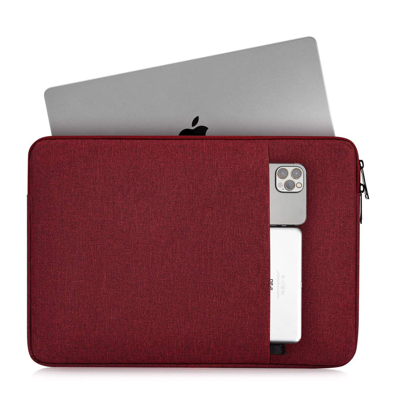 Laptop Case Sleeve 14 inch for HP Pavilion 14, HP Stream 14, HP Chromebook 14, Dell Inspiron 14, Lenovo Flex 5, Lenovo ideapad 14, ASUS Zenbook 14, Computer Sleeve 14.5 inch Carrying Bag -Wine Red Wine Red