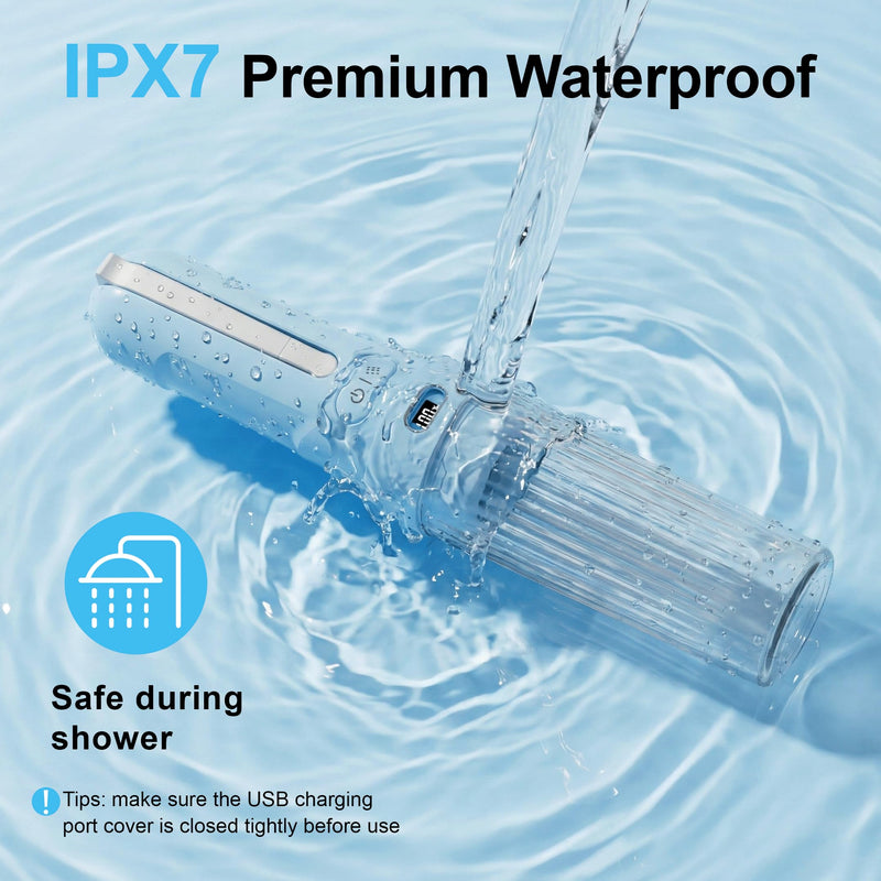 Electric Portable Bidet for Travel & Outdoor, Whisper-Quiet Handheld Sprayer with 3 Pressure Modes, 1600mAh USB-C Rechargeable, IPX7 Waterproof (Sky Blue) 1 Sky blue