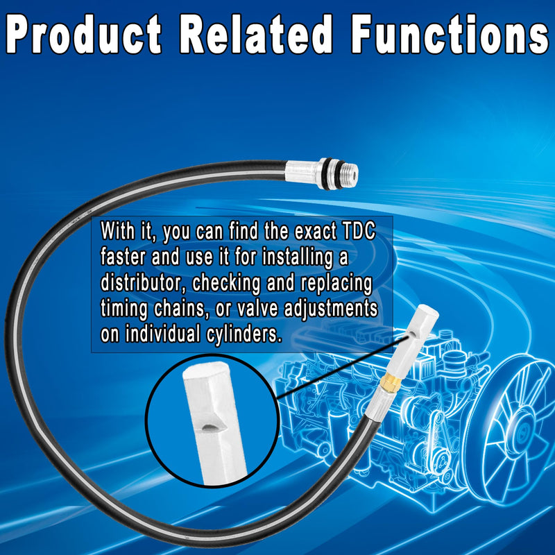 8016MRG Tdc Whistle Thread Top Dead Center Indicator Center Top Dead Whistler,Replace 8016MRG 33650 7880,With gasket, sealing tape 8016MRG Tdc Whistle