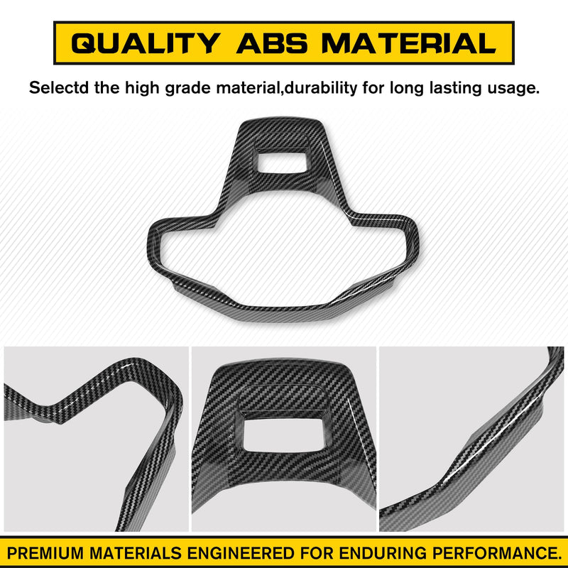 Steering Wheel Trim Cover for Ford Bronco 2021-2025, Steering Wheel Panel Trim 2022 2023 2024 Interior Accessories (Not fit Bronco Sport)