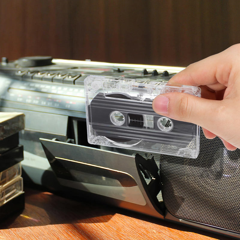 Garneck 10 Pcs 30 Minutes Blank Cassette Tape Audio Recording Time Tape Portable Cassette Players for DIY Retro Surprise Party Favor