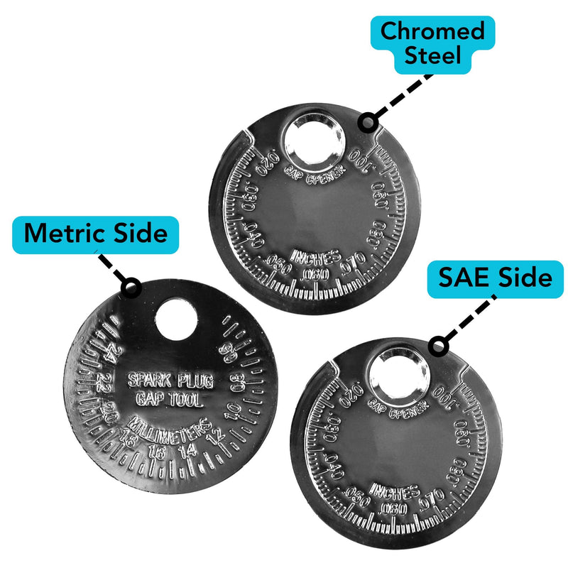 3-Pack Spark Plug Gap Gauge Tool Engine Mechanic
