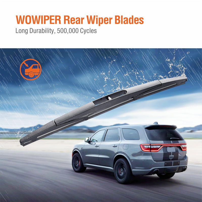 OEM 12 Inch Rear Wiper Blade Replacement for Honda CRV 2022-2017 Element 2011-2003 /Jeep Wrangler 21-18 /Outlander 20-07/Nissan Pathfinder 12-04 All-Seasons Windshield Wiper Blade（12-B） 12-B (CRV 2022-2017+More)