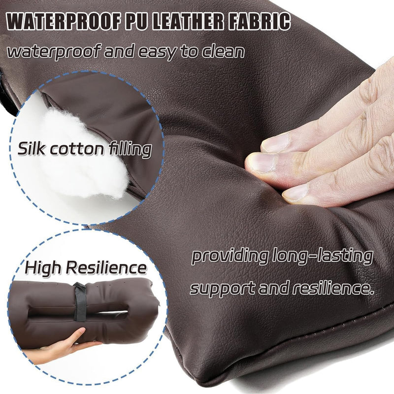 Bedside Commode Cushion - Washable 16.5" X 16.5" Thick Pad PU Cover with Fixing Straps for Commode Chair,Portable Toilet Seat Cushion for Seniors Raz Shower Chair Seat,Blue Blue normal