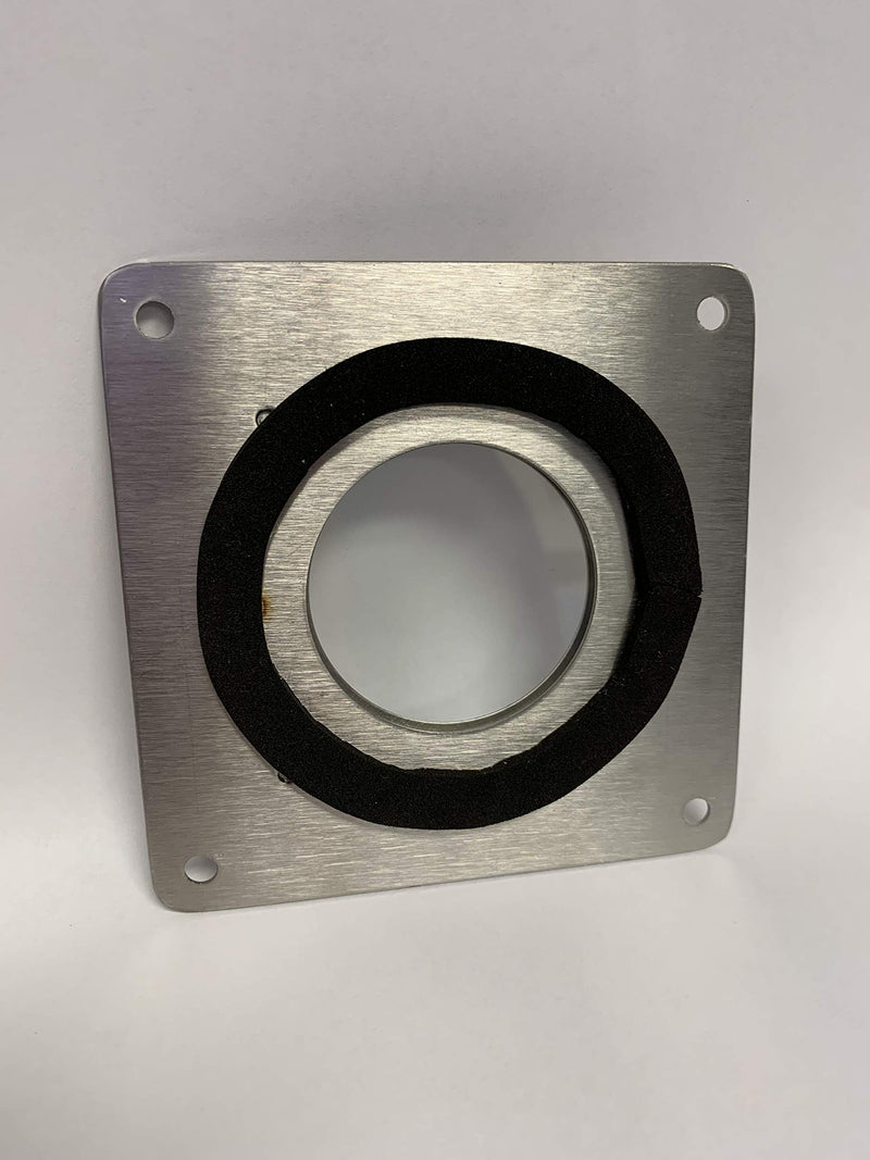UV Inspection Viewport - Sight Glass for UVC Installations, HVAC Duct Mounted Viewport Sight Glass - Ultra Violet Lamp Installation Viewport 1