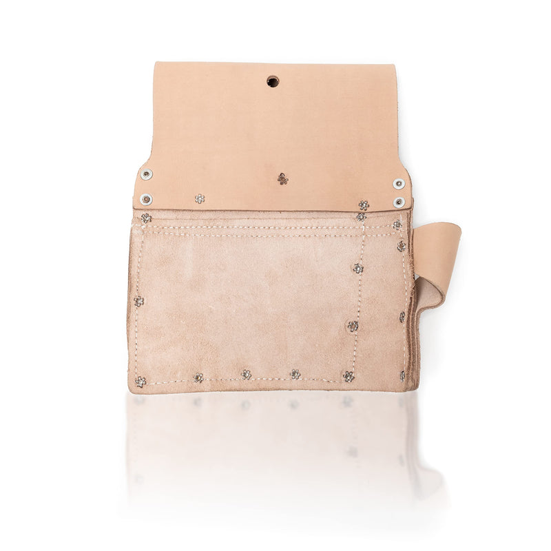 LAUTUS Oil Tanned Drywall Leather Tool Pouch Bag|Carpenter, Construction, Framers, Drywallers | 7 Pockets, 1 Hammer Holders | 100% Leather