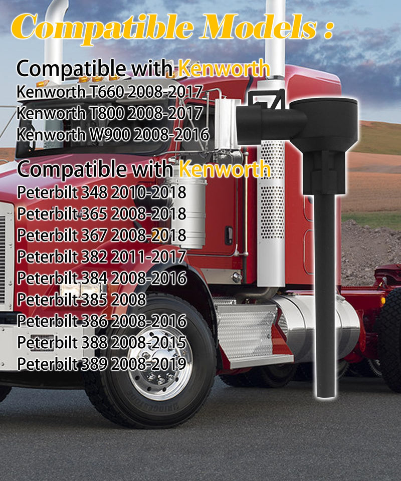 904-7631 Engine Coolant Level Sensor Compatible with 2008-2019 Peterbilt 382 348 365 367 384 385 386 388 389 Kenworth T660 T800 W900,Replace N9267001 RP31640002