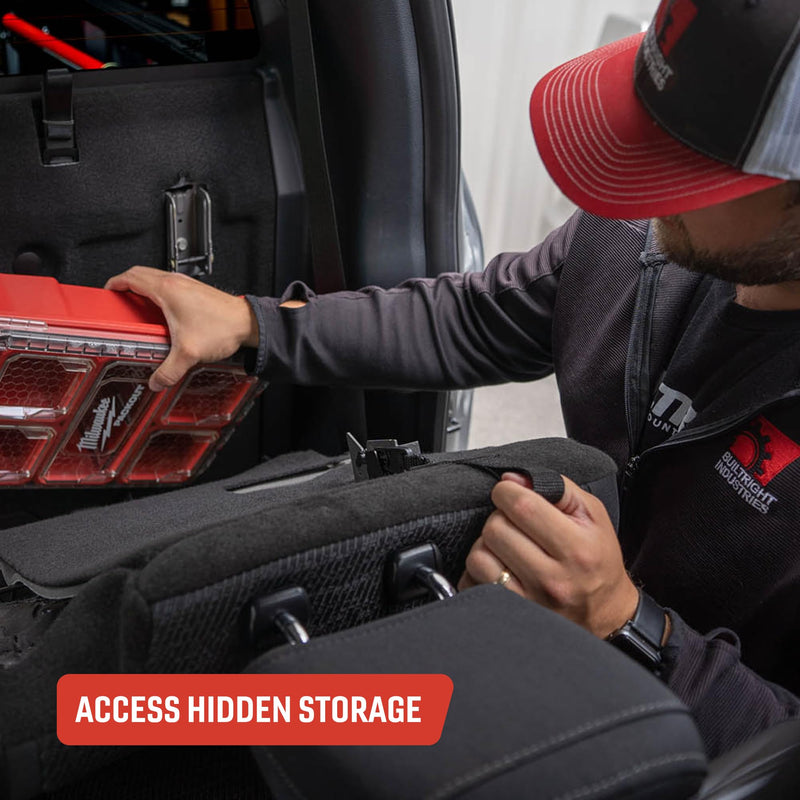 BuiltRight Industries Rear Seat Release for Ford F-150 (2009+), F-250/350 (2017+) - The Original, Made in USA