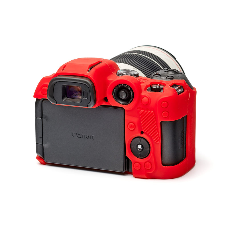 easyCover - Silicone Camera case - Protection for Your Camera Canon R7 - Red