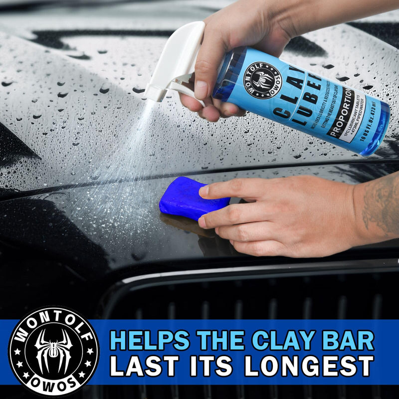  [AUSTRALIA] - 10 Pack Clay Bars Auto Detailing Premium Grade Magic Clay Bar Kit Car Detailing Kit with Washing and Adsorption Capacity for Car Detailing Car Wash Clean 10x50g Blue-50g