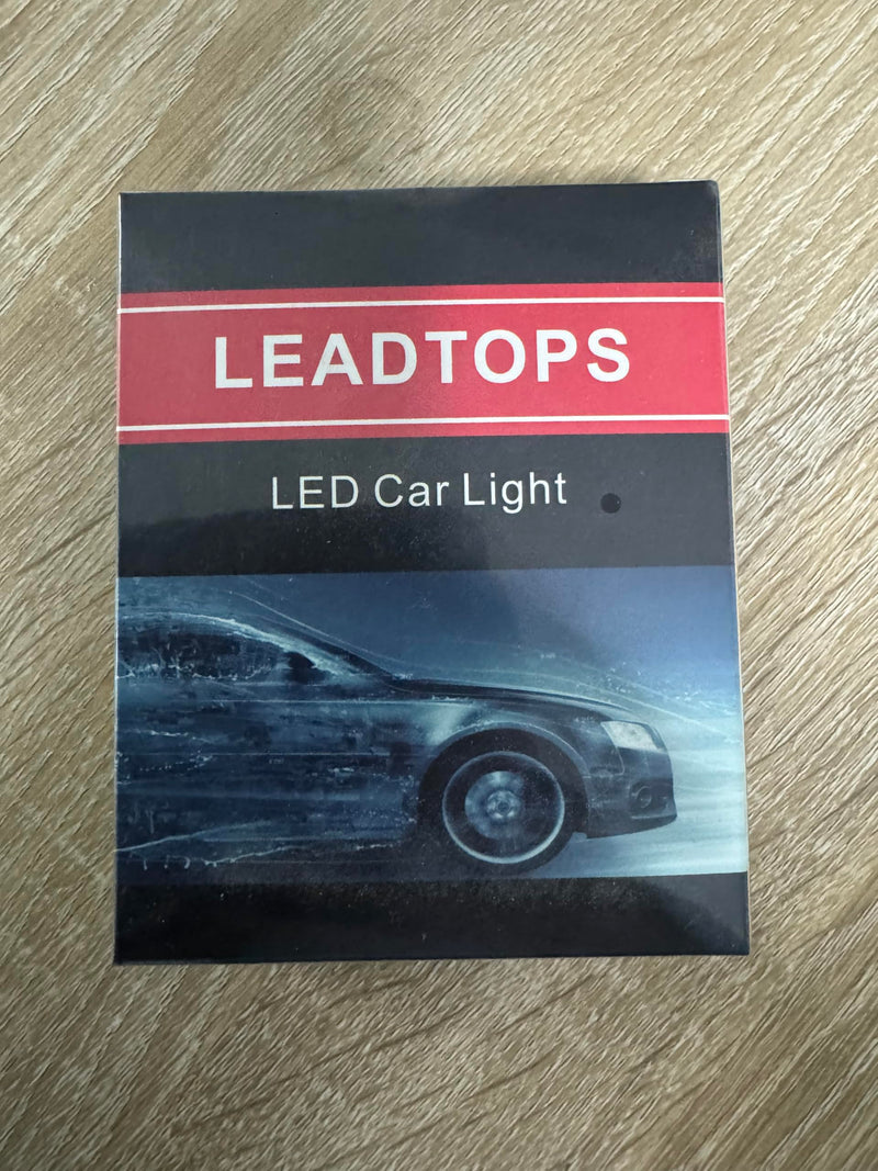 LEADTOPS 10Pcs 18mm 12V Eagle Eye LED Car Fog DRL Daytime Running Light Backup Reverse Tail Rock Lights Small bulb (White, Black Case) White light