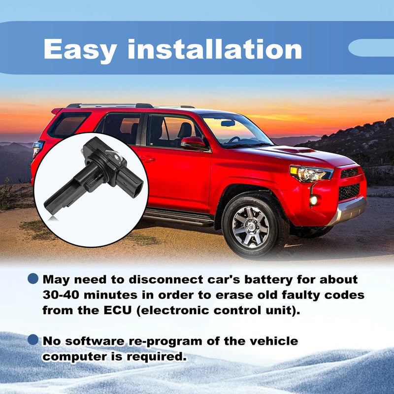  [AUSTRALIA] - 1 Pcs MAF Mass Air Flow Sensor Meter, Compatible with 2007-2017 Camry, 2009-2018 Corolla, 2006-2018 RAV4, 2007-2012 ES350, 2007-2012 RX350, Replace OE Number 197-6110,1976110,197400-5150, 22204-0H010