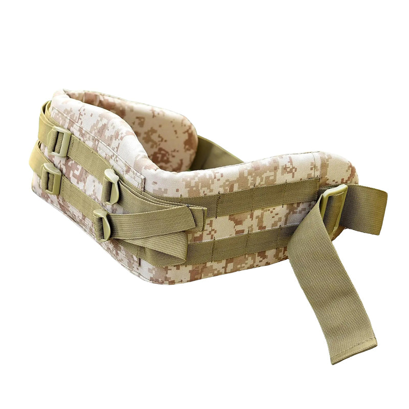 ALICE FIBLE Miliary USMC Belt Double Strap Alice Kidney pad Belt - tactical belt - Hip Belt - for framed rucksack LC-2 - Carry 220 Lb's -12MM Padding Camping Hiking