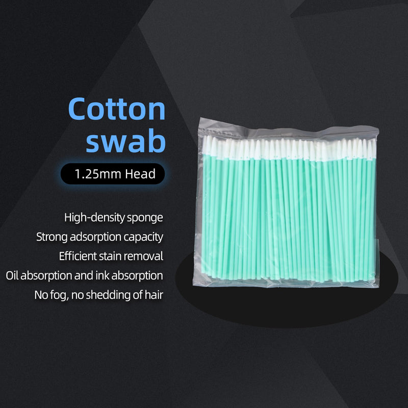 Fiber Optic Cleaning Kit Equipped with dust-Free Paper Cleaning Cotton swabs and Brushes Cleaning Box 1.25MM/2.5MM Cleaning Pens for SC/LC/FC Connections 1PCS Cleaning Small Set No.4