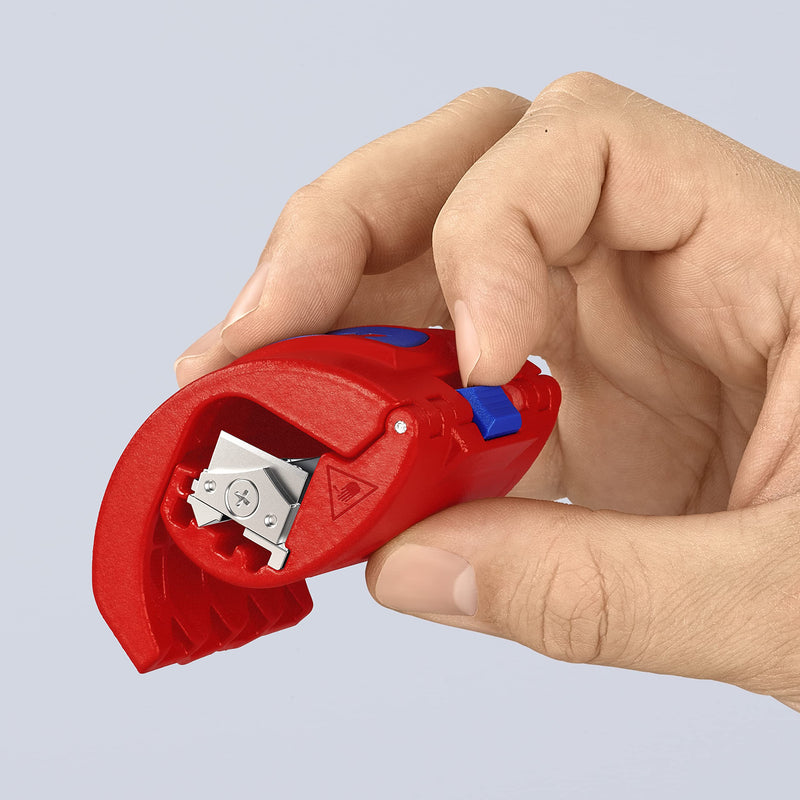 KNIPEX Tools BiX Pipe Cutter, 2-3/4", Red/Blue Pliers
